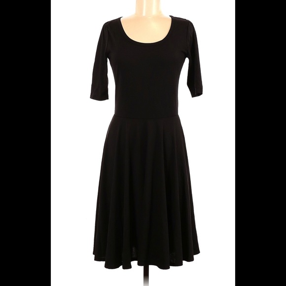 NWT✨ LuLaRoe Black Nicole Dress - Picture 4 of 9